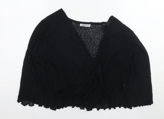 Womens UK Size M Stock Shop Black Cardigan Jumper