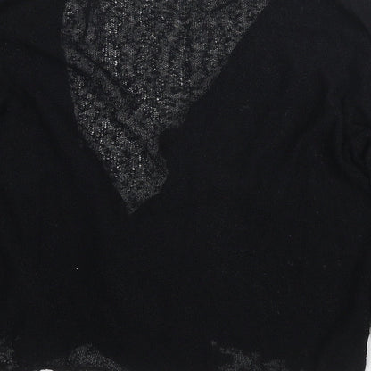 Womens UK Size M Stock Shop Black Cardigan Jumper