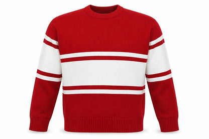 Mens UK Size S Topman Red Pullover Jumper
