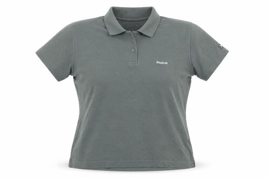Womens UK Size 12 Reebok Green Basic Polo
