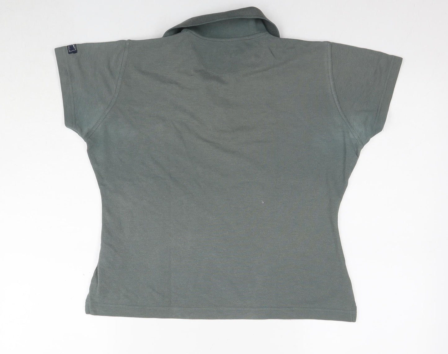 Womens UK Size 12 Reebok Green Basic Polo
