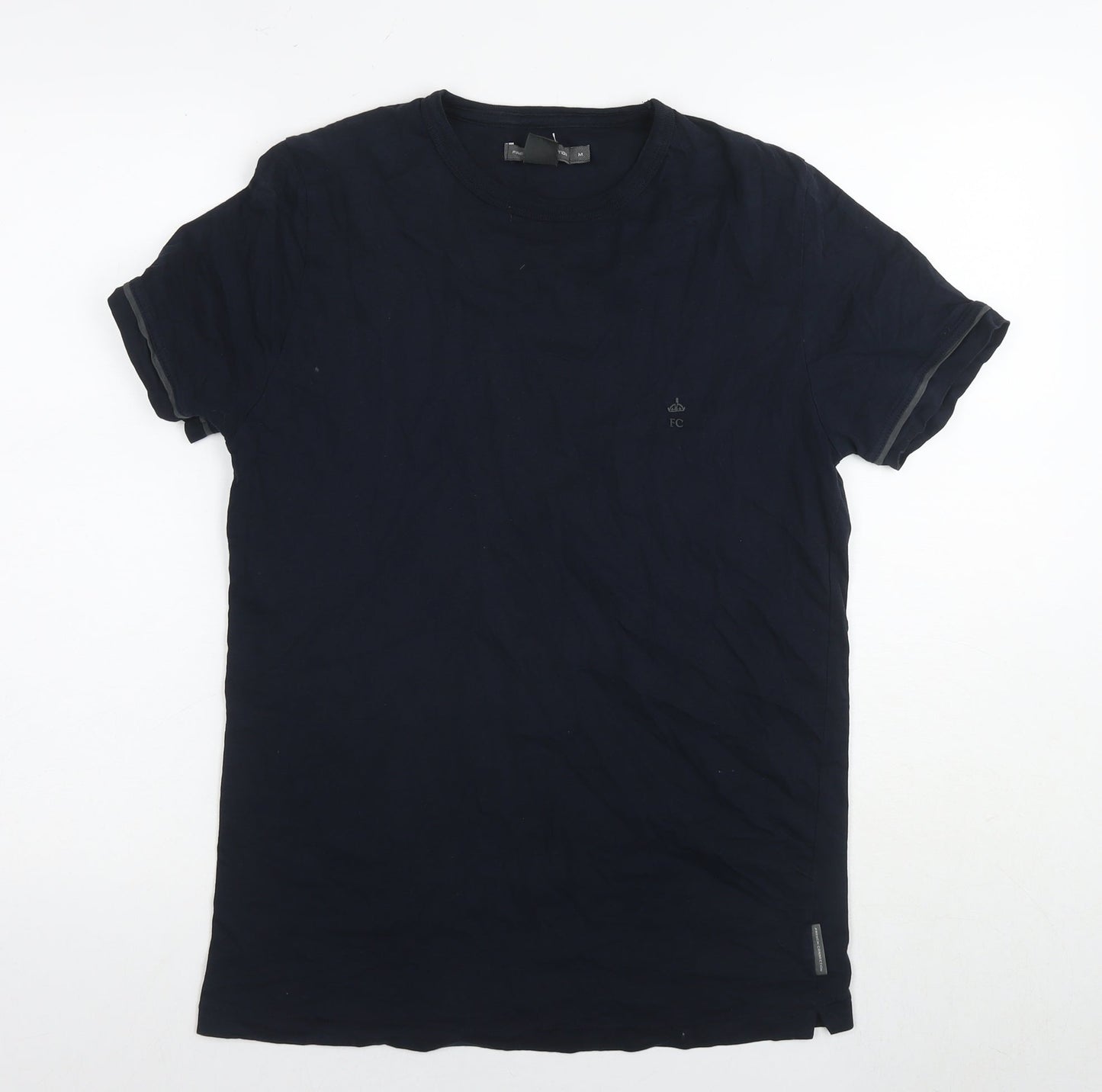Mens UK Size M French Connection Blue  T-Shirt