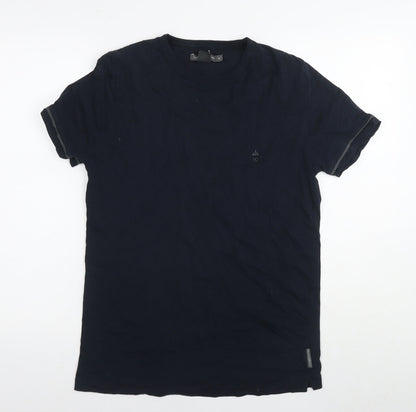 Mens UK Size M French Connection Blue  T-Shirt