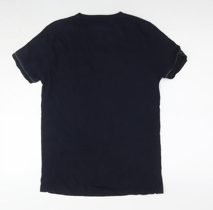Mens UK Size M French Connection Blue  T-Shirt