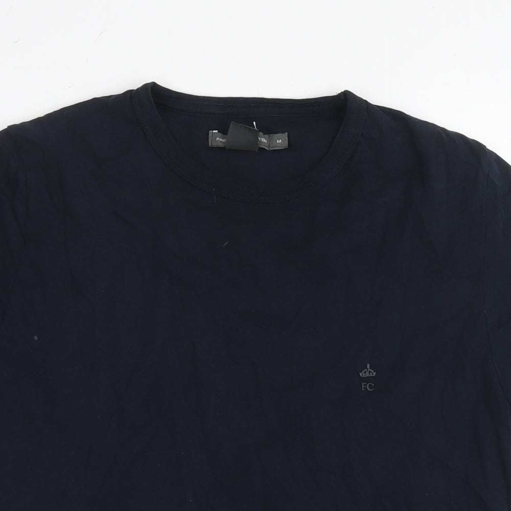 Mens UK Size M French Connection Blue  T-Shirt