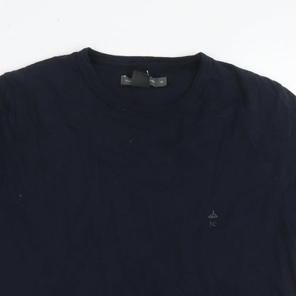 Mens UK Size M French Connection Blue  T-Shirt