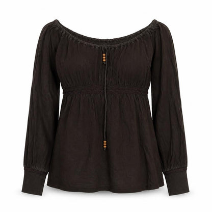 Womens UK Size S GANT Brown Basic Blouse