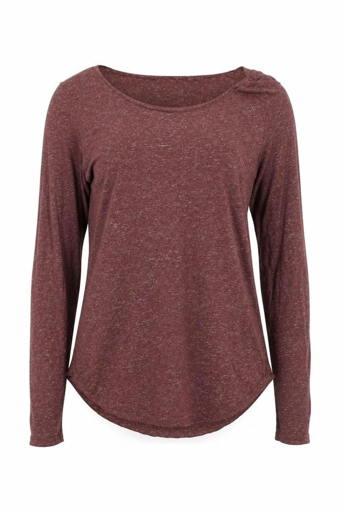 Womens UK Size S VERO MODA Brown Basic T-Shirt