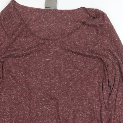 Womens UK Size S VERO MODA Brown Basic T-Shirt
