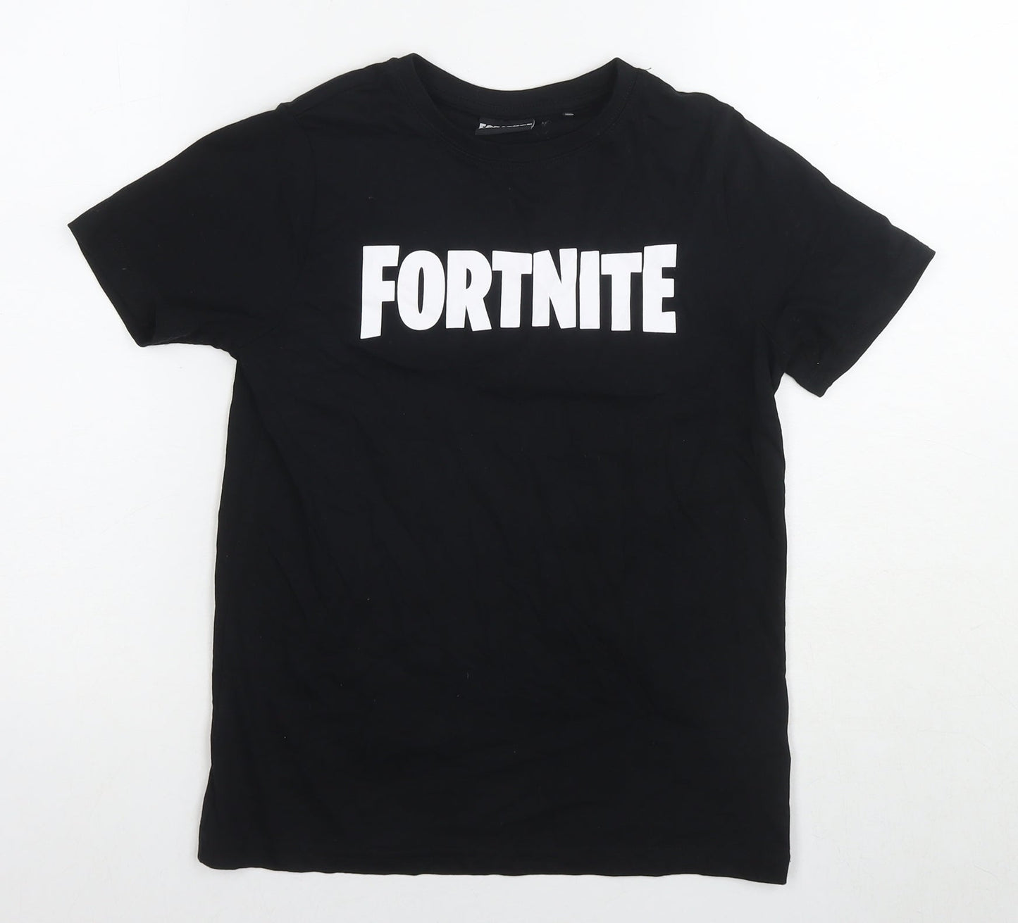 Mens UK Size S Fortnite Black  T-Shirt