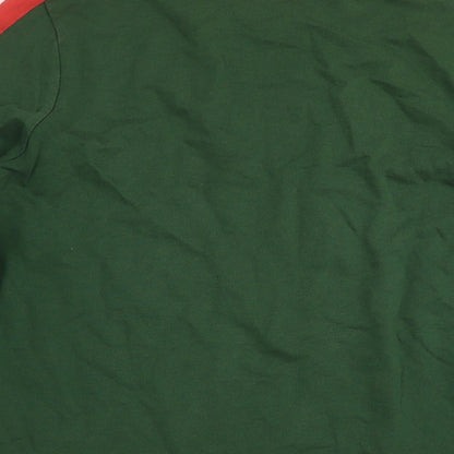 Mens UK Size S Criminal Damage Green Pullover Sweatshirt