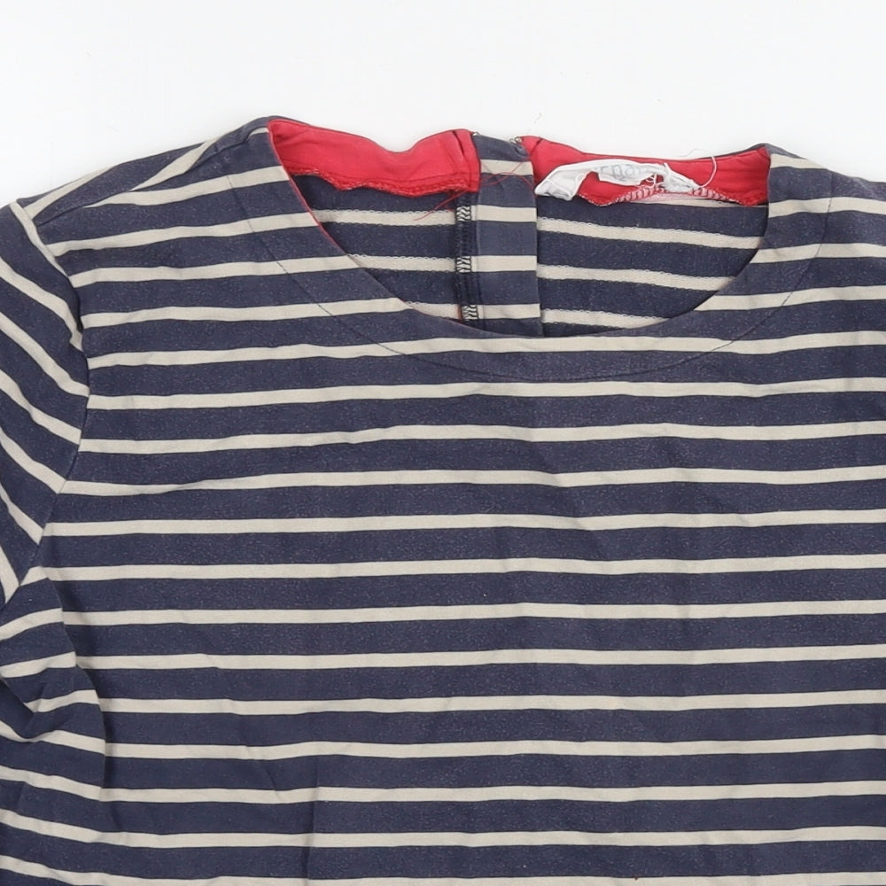 Womens UK Size 12 Tulchan Blue Basic T-Shirt