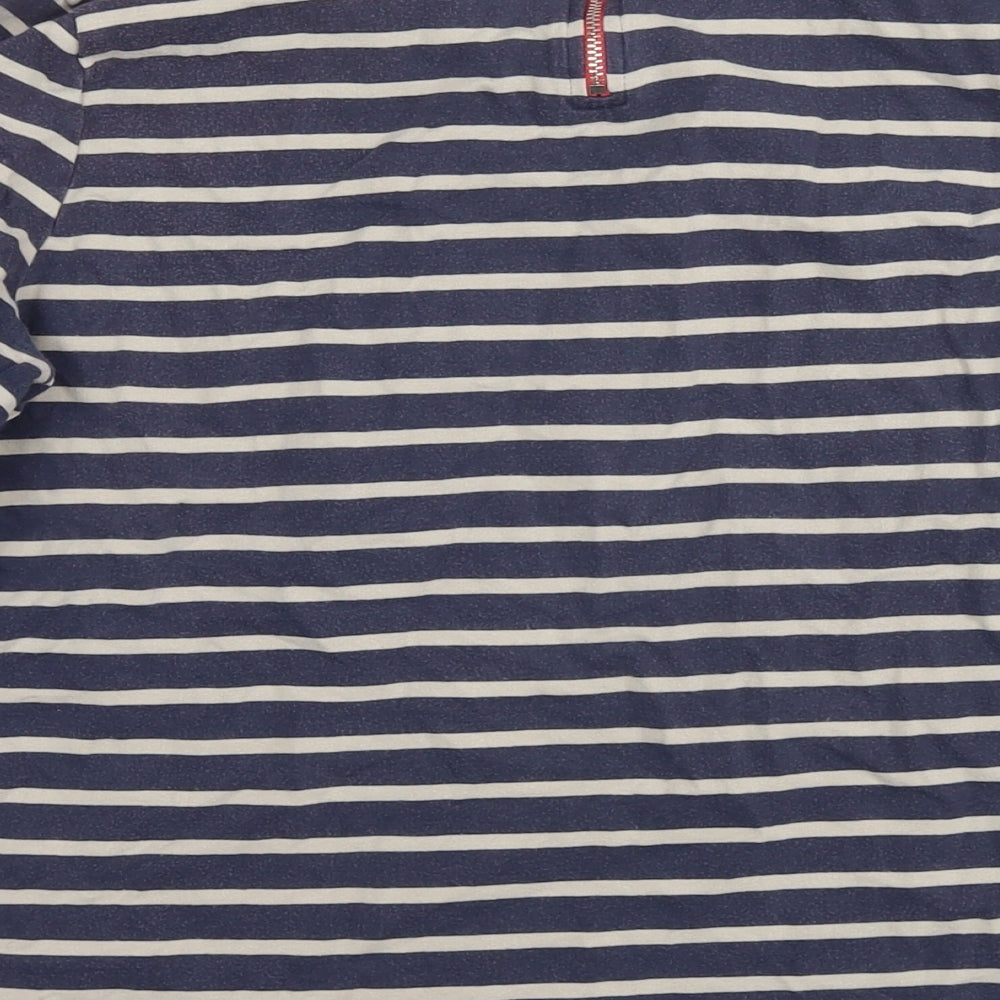Womens UK Size 12 Tulchan Blue Basic T-Shirt
