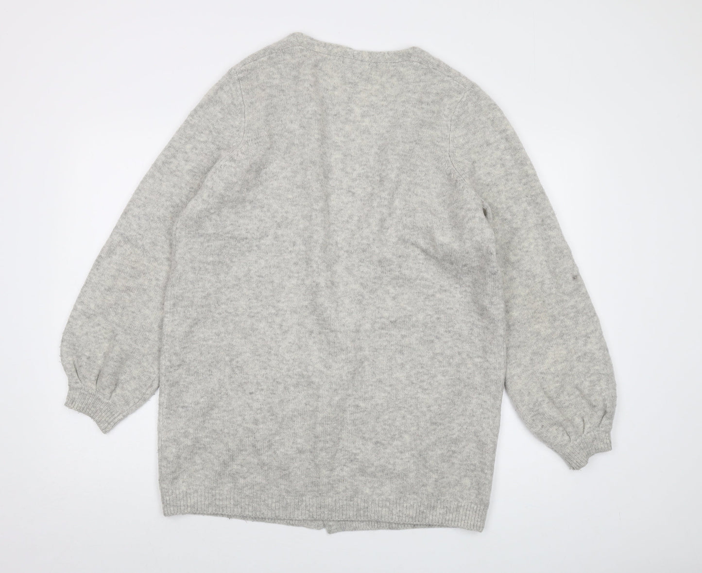 Womens UK Size M Monsoon Grey Cardigan Jumper