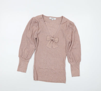 Womens UK Size M Morgan Pink Pullover Jumper
