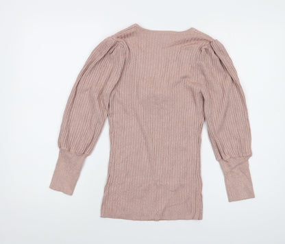 Womens UK Size M Morgan Pink Pullover Jumper