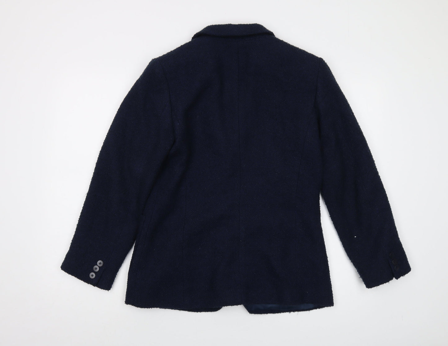 Liz Claiborne Womens Blue Jacket Size 6 Button