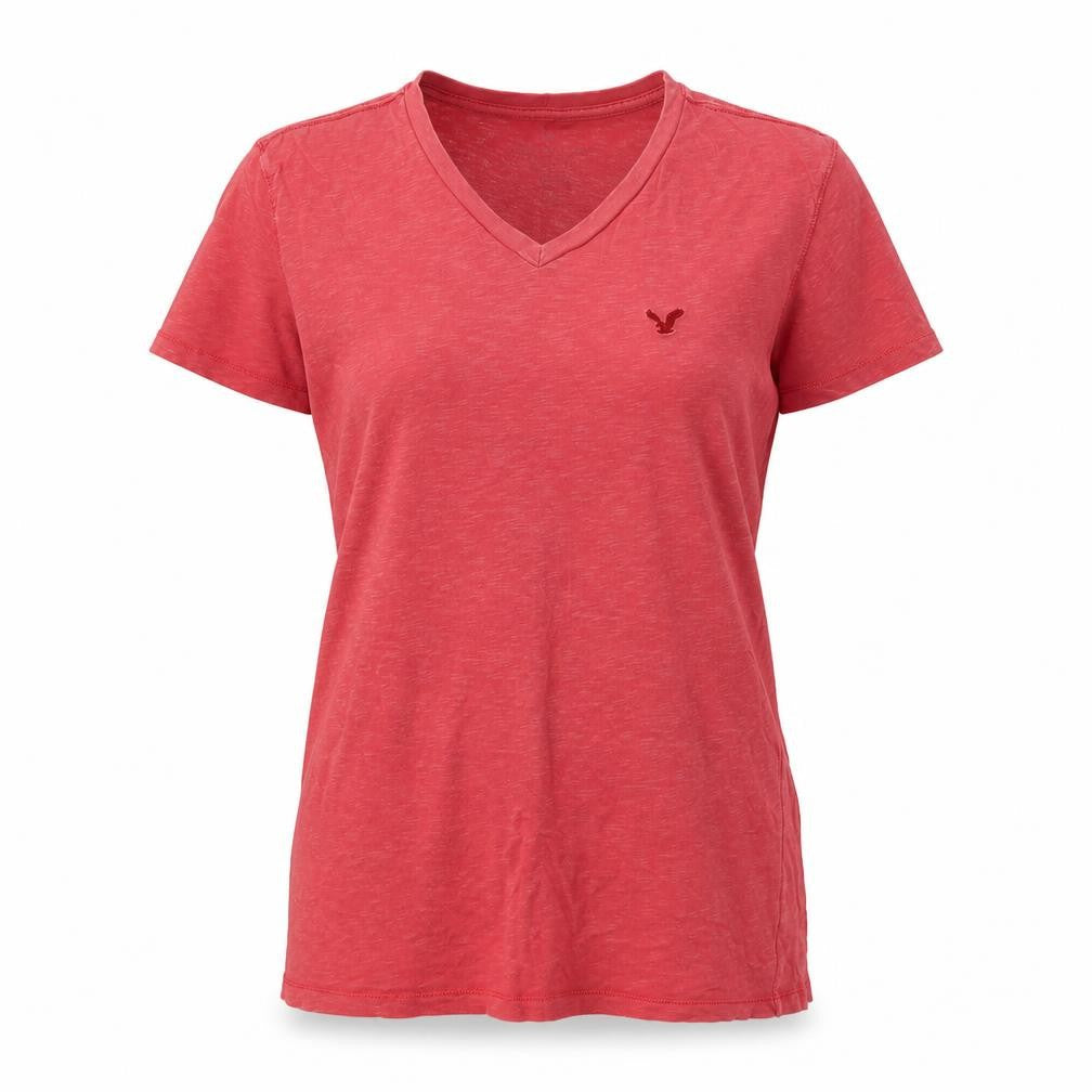 Womens UK Size XS American Eagle Pink Basic T-Shirt