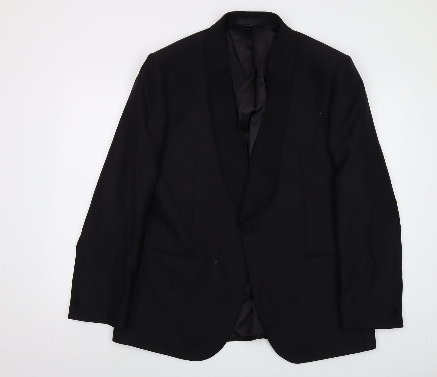 Mens UK Size 42 Marks and Spencer Regular Black Suit Jacket