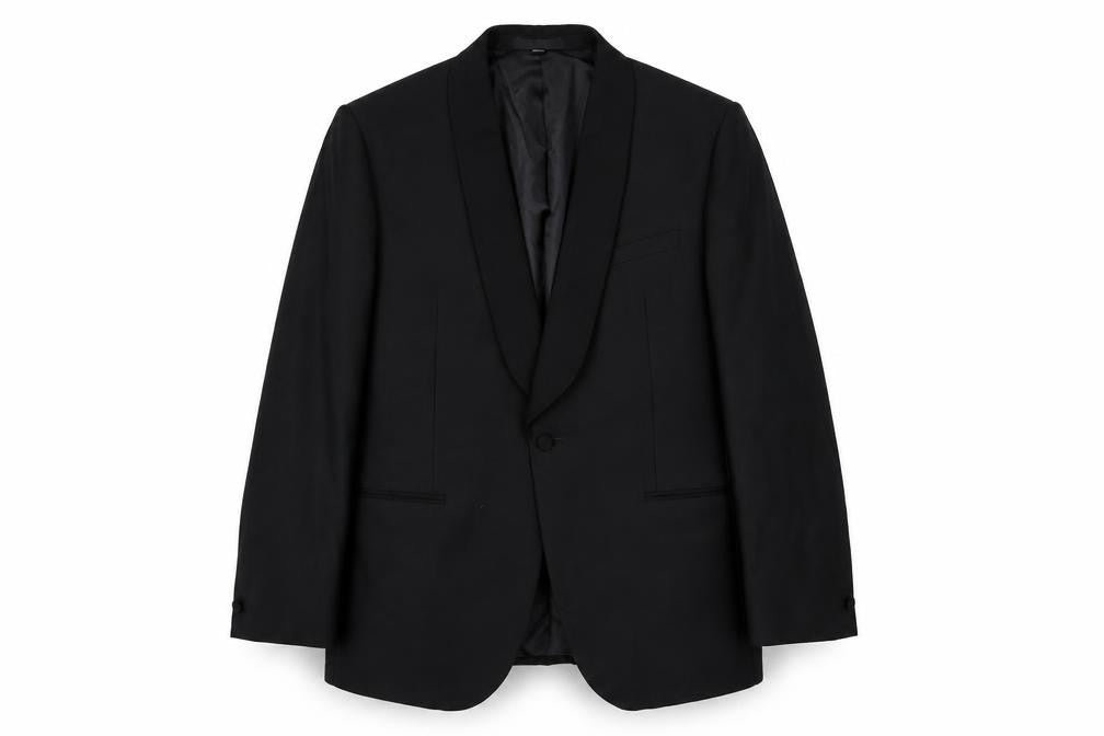 Mens UK Size 42 Marks and Spencer Regular Black Suit Jacket
