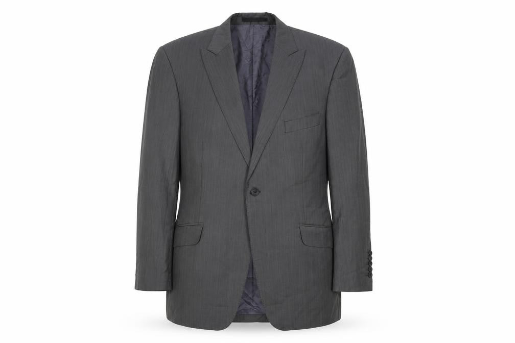 Mens UK Size 44 Reda Regular Grey Suit Jacket