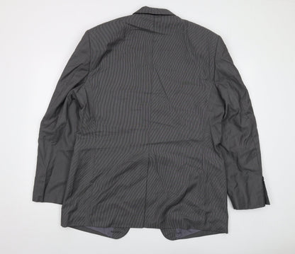 Mens UK Size 44 Reda Regular Grey Suit Jacket