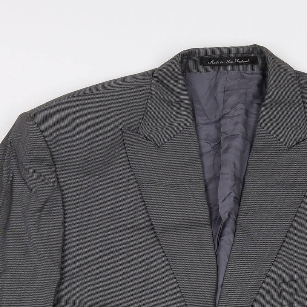 Mens UK Size 44 Reda Regular Grey Suit Jacket