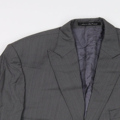 Mens UK Size 44 Reda Regular Grey Suit Jacket
