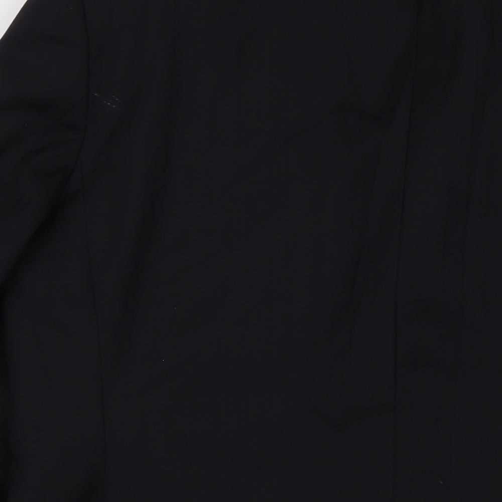 Mens UK Size 46 Reda Regular Black Suit Jacket