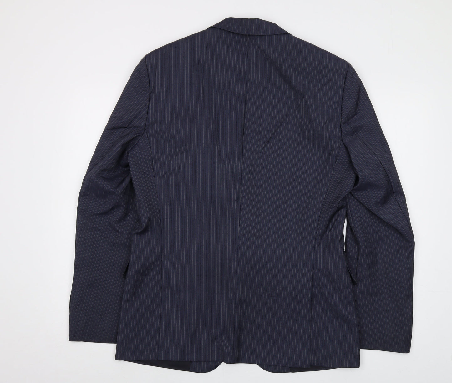 Mens UK Size 42 Boss Regular Blue Suit Jacket
