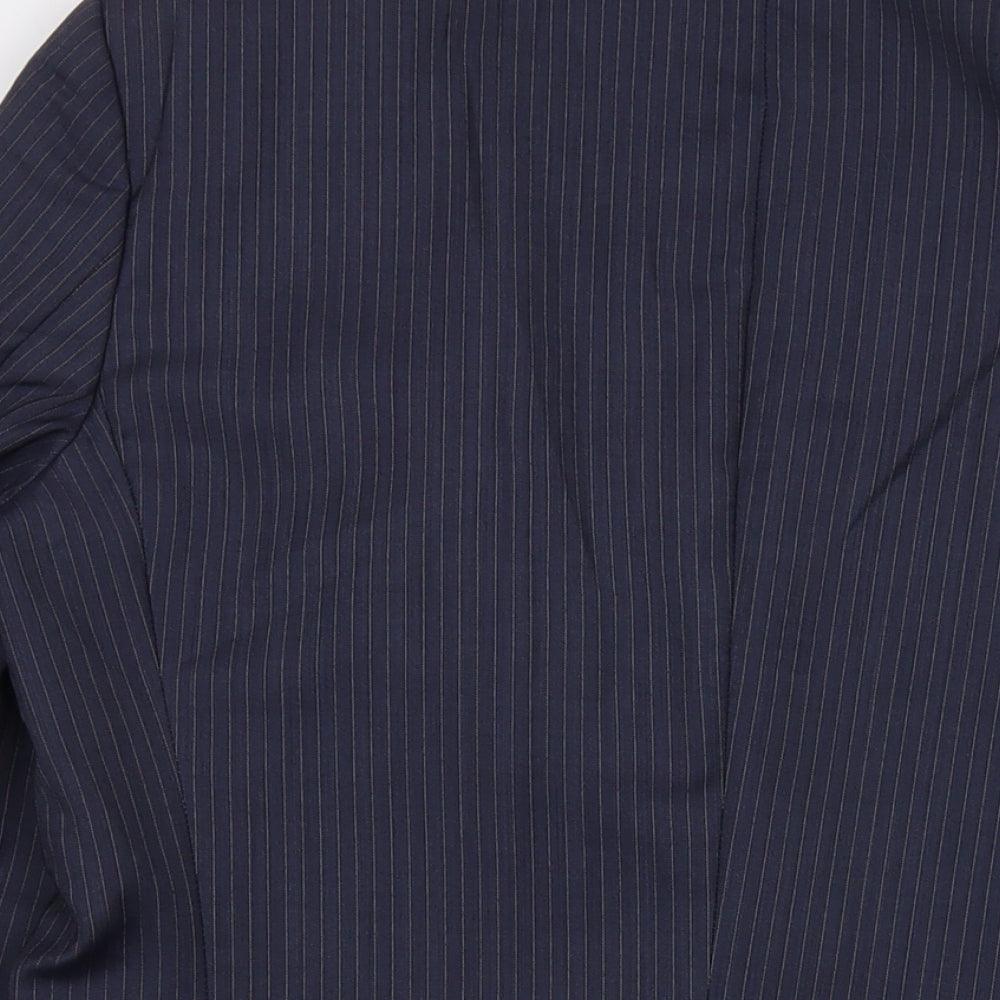 Mens UK Size 42 Boss Regular Blue Suit Jacket