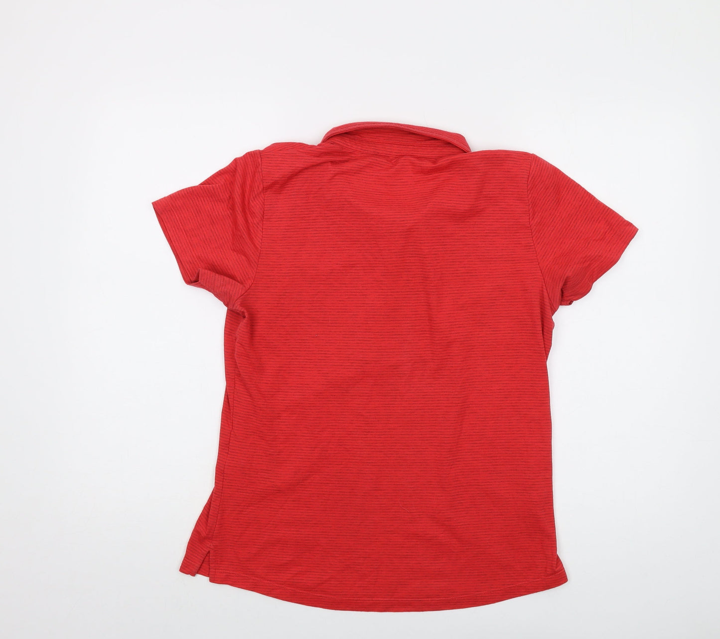 Womens UK Size 12 Rohan Red Basic Polo