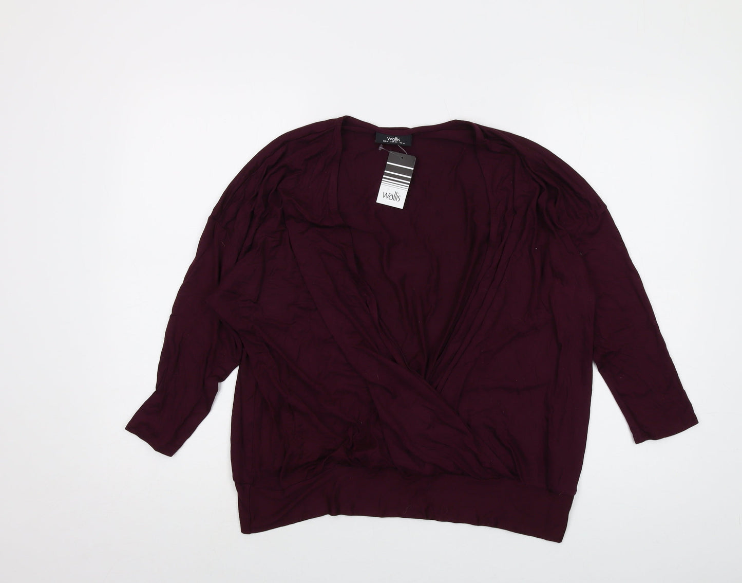Womens UK Size 16 Wallis Purple Basic Blouse