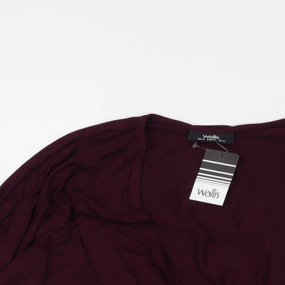 Womens UK Size 16 Wallis Purple Basic Blouse