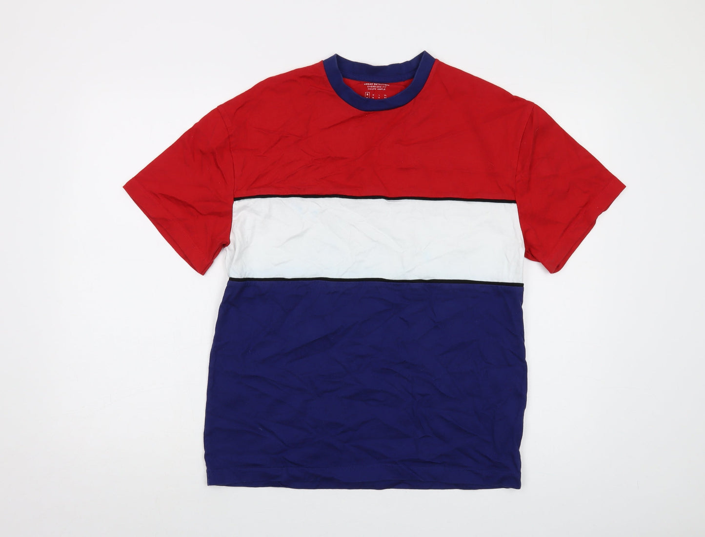 Urban Outfitters Mens Multicoloured Cotton T-Shirt Size S Crew Neck