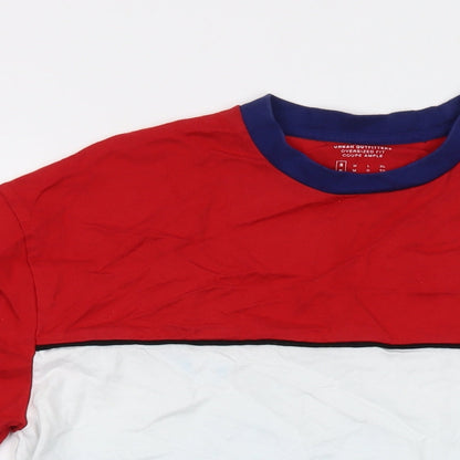 Urban Outfitters Mens Multicoloured Cotton T-Shirt Size S Crew Neck