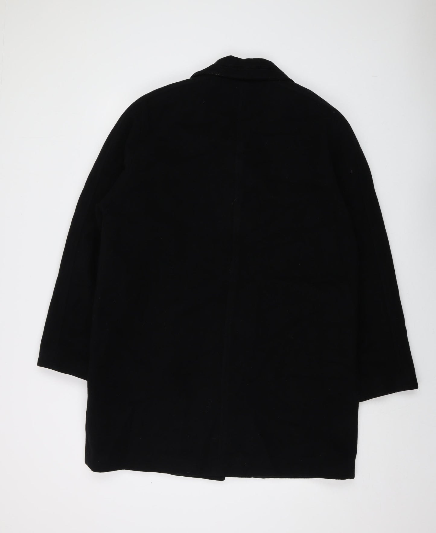 Womens UK Size 14 David Barry Black Overcoat