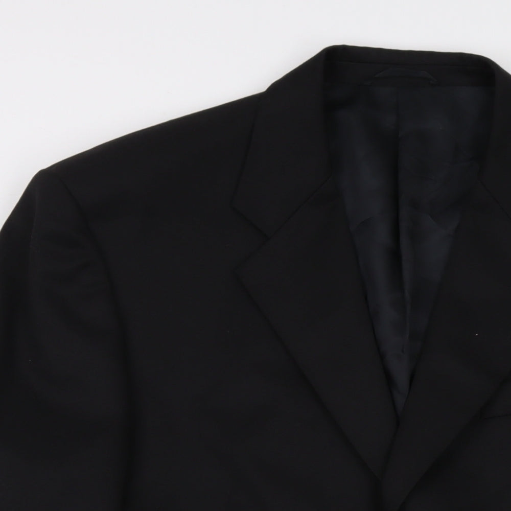 Mens UK Size 40 Hugo James Regular Black Suit Jacket