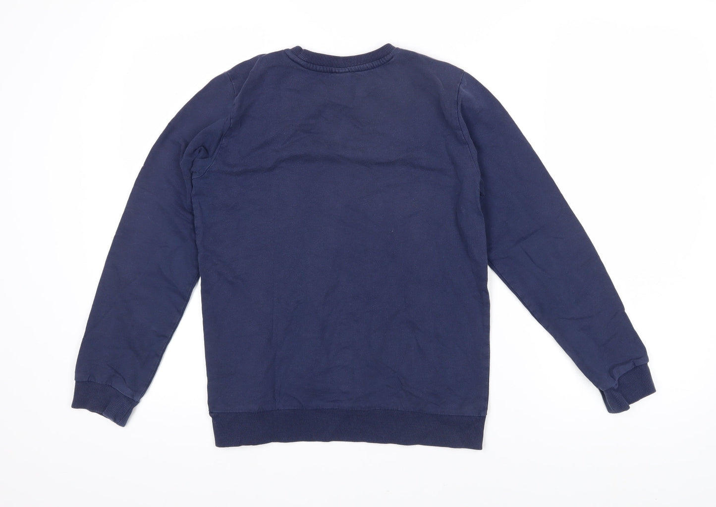 Indigo Girls Blue Cotton Pullover Sweatshirt Size 11-12 Years Pullover