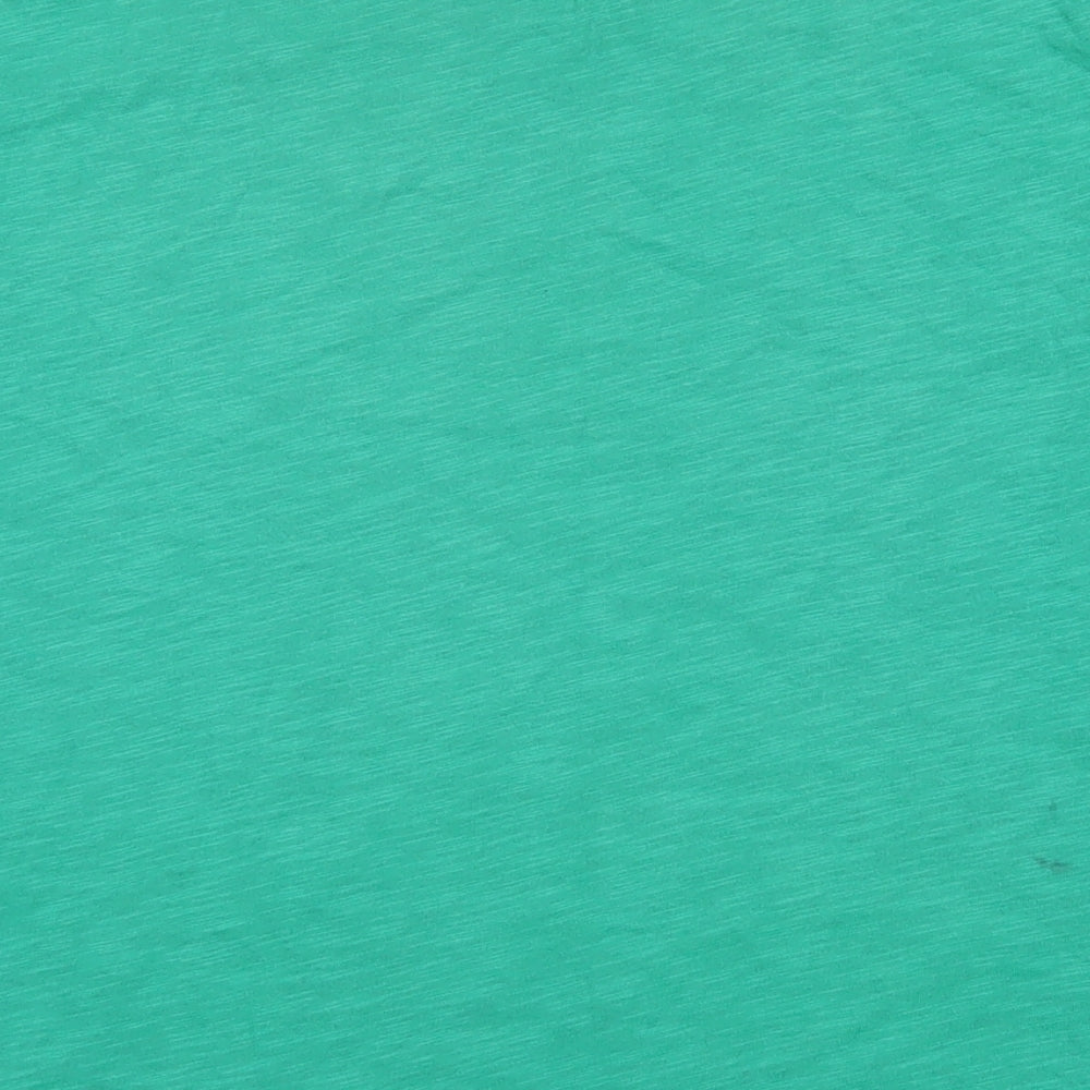 Womens UK Size XS Oasis Green Basic T-Shirt