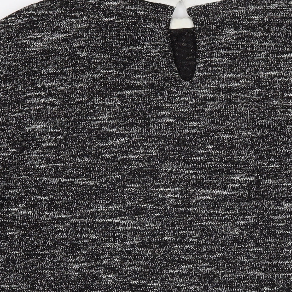 Womens UK Size M Oasis Black Pullover Jumper