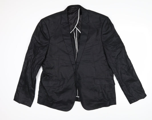 Mens UK Size XL Linea Black Jacket