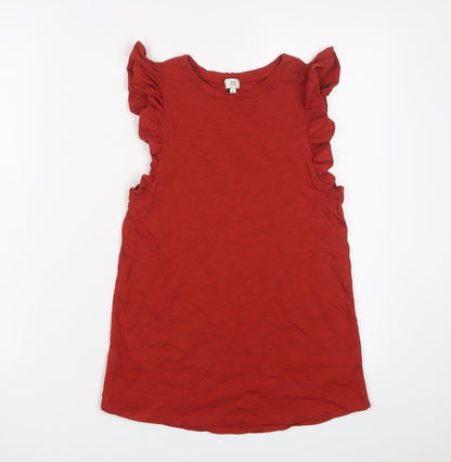 Womens UK Size 8 River Island Red Basic Tank