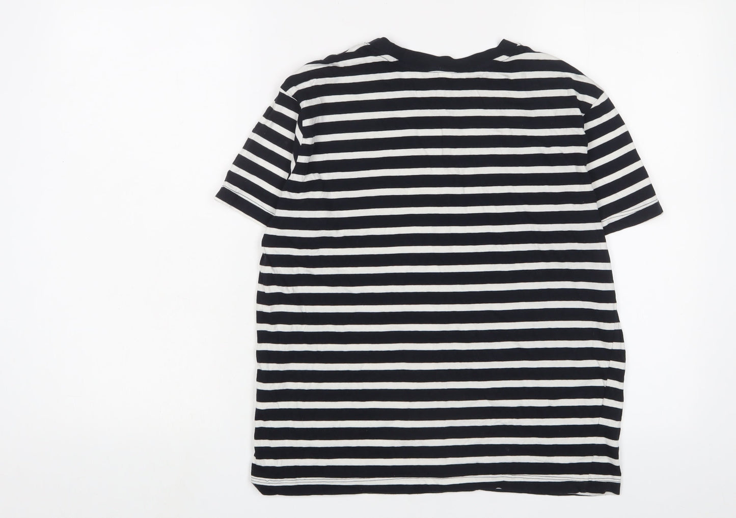 Womens UK Size S H&M Blue Basic T-Shirt
