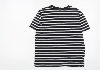 Womens UK Size S H&M Blue Basic T-Shirt