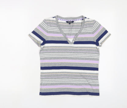 Womens UK Size 10 Maine Multicoloured Basic T-Shirt