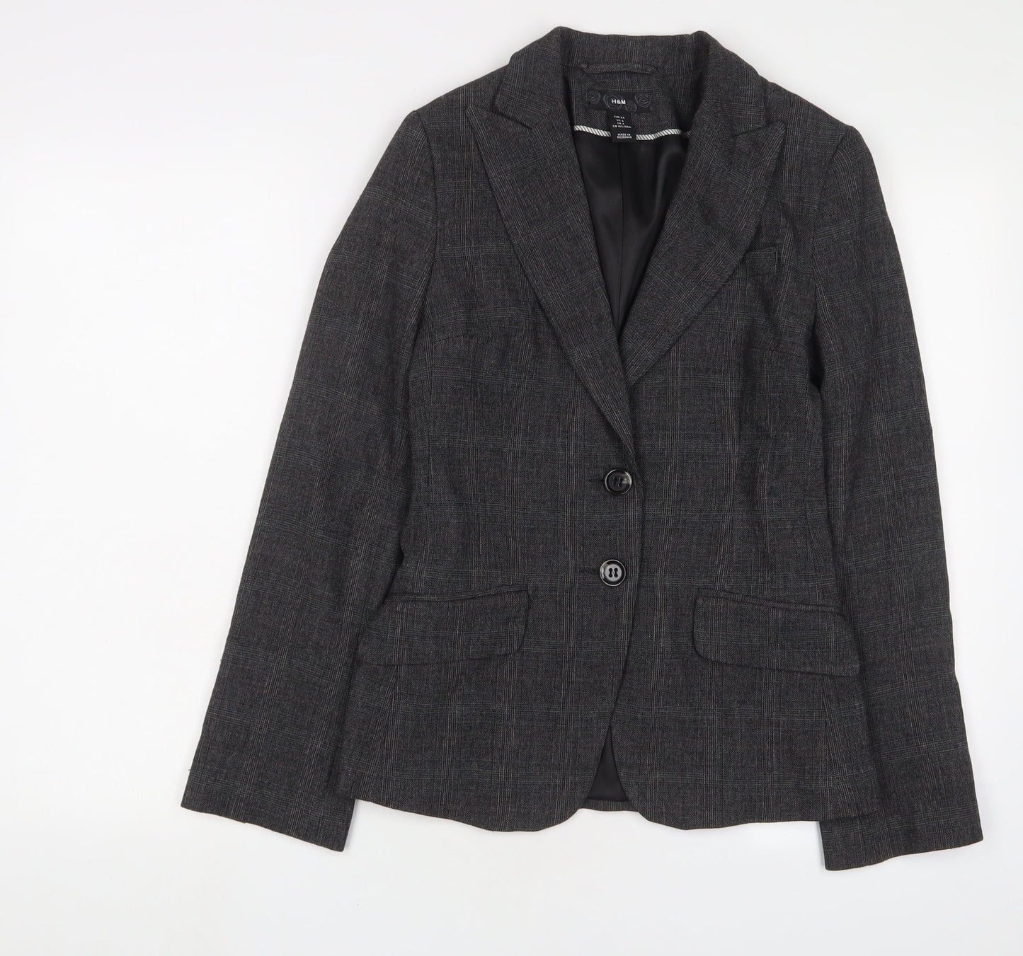 Womens UK Size 6 H&M Grey Jacket