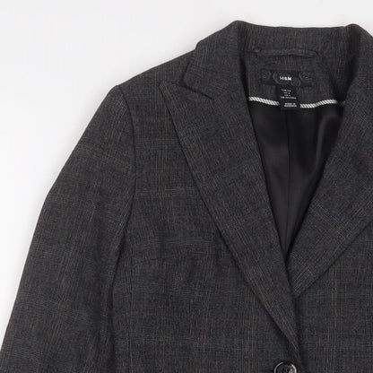 Womens UK Size 6 H&M Grey Jacket