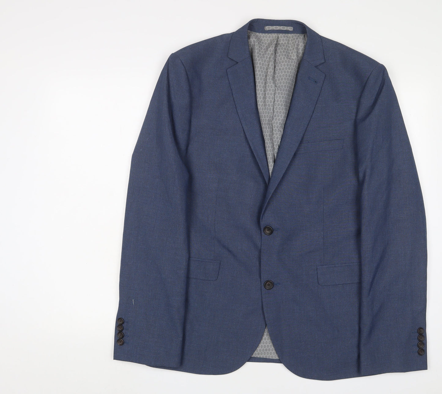 Mens UK Size 42 NEXT Regular Blue Suit Jacket