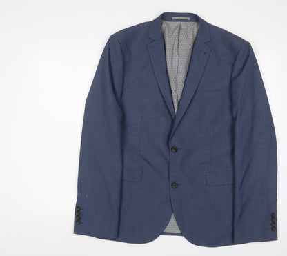 Mens UK Size 42 NEXT Regular Blue Suit Jacket